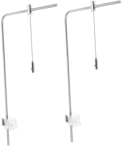 Mipcase Luz para Pecera Led Soporte De Aleación De Aluminio Soporte Ajustable para Acuarios y Peceras