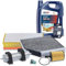BESTPRICE Inspektionspaket Filterset Wartungsset mit 1x Ölfilter, 1x Kraftstofffilter, 1x Luftfilter, 1x Innenraumfilter (Aktivkohle), 1x Ölablassschraube mit Dichtung, 1x Motoröl 5W-30 5 liter