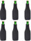 Bierflaschen-Abdeckung, Neopren, Bierkühler, Isolatorhülle mit Reißverschluss, für 330 ml Flaschen, Party, Schwarz