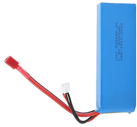 Lithium Battery, 7.4V 3000mAh Lithium Battery with T Type Plug Female for Car Model Modify
