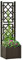 Hochbeet Garten Schrank, Blumfeldt Hochbeet Garten-Hochbeet mit Spalier und Selbstbewässerungssystem Mokka für Garten/Terrasse/Balkon