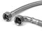 Xcel Home WRAS Approved Elbow 1/2 (90°) x 1/2 BSP x 500mm Flexible Pipe Connector | Flexi 304 Stainless Steel Braided Hose for Boilers Bathroom & Kitchen | 2 Sizes - Single Pipe | Plumbing Solution
