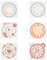 FINGERINSPIRE 6 Stück Uhr Malschablone 15x15 cm Wiederverwendbare Rosen Uhr Pfingstrosen Uhr Zeichnungsvorlage DIY Art Gear Wanduhr Schablone Zum Malen Auf Holz Wand Stoff Möbeln