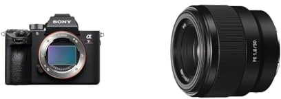 Sony α 7RIII | Fotocamera con obiettivo intercambiabile mirrorless full-frame & Obiettivo standard SEL-50F18F (lunghezza focale fissa, 50mm, F1.8, Full Frame