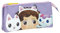 CERDÁ LIFE'S LITTLE MOMENTS Gabby’s Dollhouse Aufbewahrungsbox mit 3 Fächern - Flieder - 22,5 x 2 x 21,5 cm - Reißverschluss - Vielseitig und langlebig - Originalprodukt