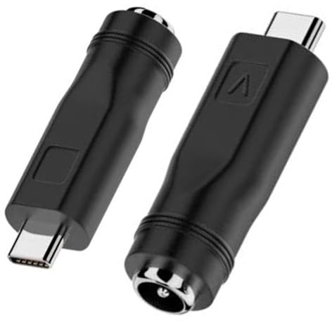Artilits DC Adapter 2.1mmx 5.5mm to USB C Female, 5.5x2.1mm to USB C Cord for Solar Panel Adapter Made for USB Lights, Small Fan, Foldable Solar, Laptops, Cameras Series