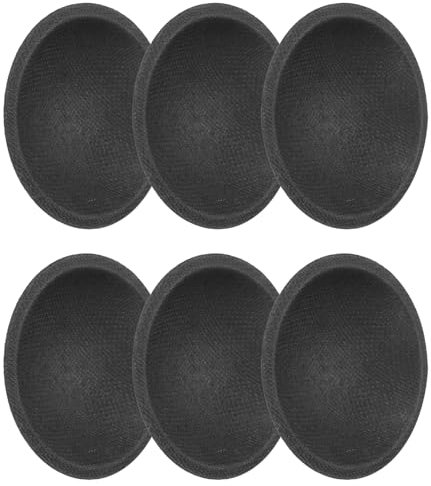 QUARKZMAN 6 Stück Lautsprecher Staubschutzkappen 40mm/1,6 Außendurchmesser Dome Papierkappe Subwoofer Spulenabdeckung Kappe für Lautsprecher Dekoration Zubehör Reparatur