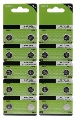 Qsvbeeqj AG7/LR927/395 Button Cell Batteries Durability Button Batteries For Daily Use Stable Voltages For Small Electronics