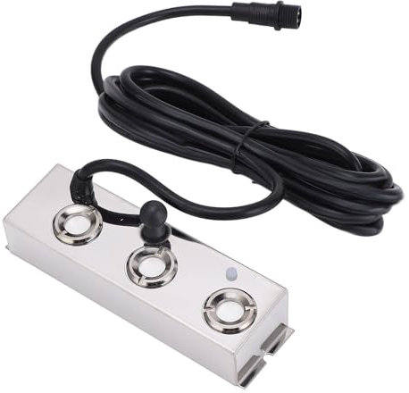Jeffergarden Nebulizzatore a Ultrasuoni 36V con 3 Testine e Cavo 3 Metri, Generatore di Nebbia per Laghetto e Giardino, Portata 1500 ml/h