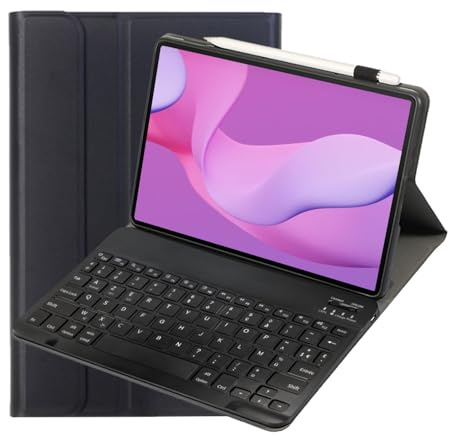 leleyo Coque Clavier AZERTY Français pour Tablette Lenovo Tab M10 Plus 10,3 Pouces FHD (TB-X606F/TB-X606X)/K10 (TB-X6C6) Étui Intelligente avec Clavier sans Fil Amovible magnétique,Noir
