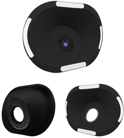 CERCGVEL Window Mount Compatible with Girafit Window Camera W150/W550s, 1 P | Angled Self-Adhesive Mount, Windows/Door Bracket Holder, Soft Silicone Adjustable Angle Tilt, Easy & Quick Install