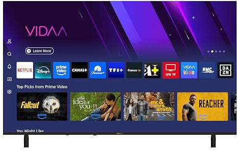 HYUNDAI TV 40 (100 cm) Full HD Smart TV – Netflix, Youtube, Prime Video, WiFi, 2 HDMI, 2 USB, Dolby Audio, LED – Noir