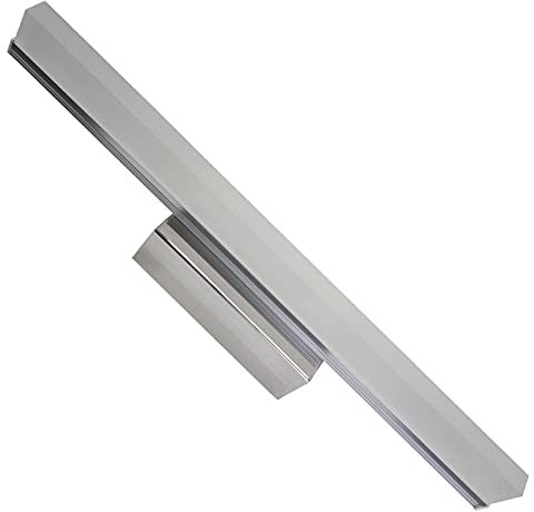 LED ATOMANT Aplique LED Cromado para Baño 10W 40 cm. Color Blanco Frio 6500K (40cm). 1000 Lumenes. Luz para Espejo.