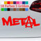 Heavy Metal Aufkleber Punk Shocker Sticker Wacken Onkelz Golf 18 Farben 5 Größe