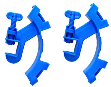 POPETPOP Fish Tank Aquarium Water Hose Holder Clamp Mounting Clip Hose Tube Multi-Function Adjustable 2pcs