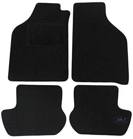 J&J AUTOMOTIVE | Velours Fußmatten Autotepiche Passend Für KA 1997-2008, Genaue Passform, rutschfeste Untregrund, Verstärkt Im Pedalbereich