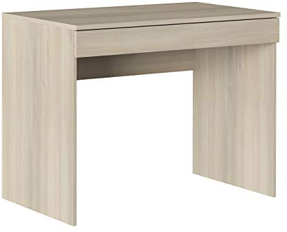 Iconico Home MIK Scrivania con cassetto, Legno Composito, Rovere, 100x55,5x76 cm