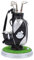 RiToEasysports Porte-Stylo et Base pour Sac de Golf, Mini Modèle de Bureau, Décoration, Ensemble-Cadeau de Nouveauté (Noir Argent)