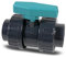 PVC-U-Kugelhahn - 50 mm - 1 1/2 Zoll - Safe Klebemuffe - Absperrhahn 2-Wege - PVC Rohrverbindung - Kugelschieber für Pool- und Teichbau