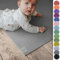 Krabbelmatte SanoSoft XXL- Krabbelunterlage made in Germany - Öko-Tex 100 | 200cm x 240cm Hellgrau