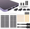 106 pcs Kit de Limpieza de teléfono Celular,Kit de Cepillo de Limpieza de Puerto de teléfono USB C,Kit de Limpieza de Productos electrónicos multifuncionales