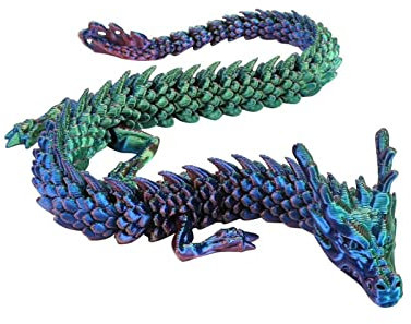FuninCrea Lustige Drachen-Aquarium-Ornamente, 3D-Mini-Aquarium-Dekoration, Landschaft, kreativ, Cartoon, bewegliche Gelenke, Drache, Aquarium-Ornamente für Zuhause, Büro, Aquarium-Zubehör (01#)