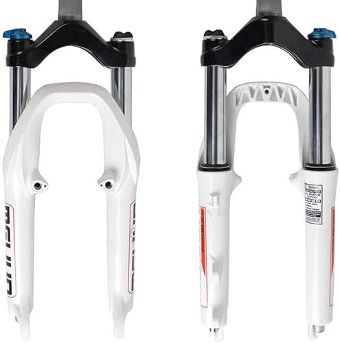 Federung 20 Zoll Faltrad Federgabel Mountainbike Stoßdämpfer MTB Luftgabel Erweiterte Mechanische Gabelscheibe/V Brake Out Dämpfung 105 Mm Federweg Einstellen A,20