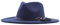 Fedora Trilby Filzhut Hut Freizeithut 9Cm Große Krempe Mode Zylinder Pfirsich Herz Herren- Und Damenaccessoires Jazz Hut M(56-58cm) Marineblau