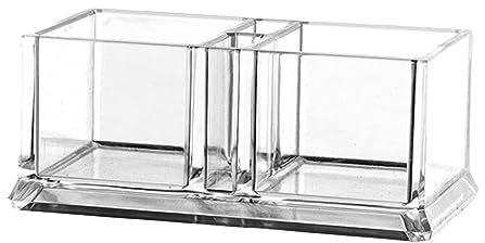 Ioensy Porta bustine di Zucchero in Acrilico Porta Biglietti da Visita Dolcificanti Contenitore per Sacchetti di Zucchero in Tessuto Contenitore per Sala da, 14,6 cm x 8,1 cm x 6 cm