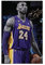 MURABE Kobe Bryant Autogramm Leinwand Poster Wandkunst Dekor Druck Bild Gemälde für Wohnzimmer Schlafzimmer Dekoration ungerahmt 30 x 45 cm