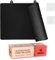 GRACEALL Housse de cuisson en vitrocéramique résistante à la chaleur, tapis de protection pour table de cuisson de 61 x 53 cm pour plaque de cuisson en vitrocéramique de 30 pouces avec poignées, noir