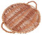 RORPOIR Bandeja De Postres 1 Pc Panera de mimbre bandeja de comida plana bandeja de cesta de pan plato de postre bandeja redonda para servir Navidad canasta de pan canasta de bocadillos