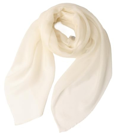 Prettystern Damen 100% Kaschmir leicht hauchdünn Ring Tuch aus feiner 200 garn Cashmere Fäden für Frühling Sommer