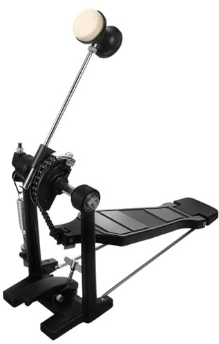 WESIEVYA Bass Drum Pedal Mit -design Geeignet Für Jazz Drums Einfache Installation Stabile Spielweise Einzelner Kick-pedal-zubehör