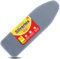 ALPHA ALUMINIUM 4 lagig, Bügelbrettbezug bis 122x40, Hitzereflektierend, Extra dick, eingebaute Velcro Spannern, Made in Italy, 100% Baumwolle mit Aluminium + Polsterung Schaum und Moleton, M