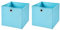 StickandShine 2er Set Hellblau Faltbox 28 x 28 x 28 cm Aufbewahrungsbox faltbar