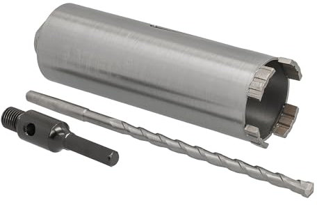 Diamant Bohrkrone Sechskant-Aufnahme und Zentrierbohrer Nutzlänge 180 mm Ø 62 mm Betonbohrkrone Kernbohrer