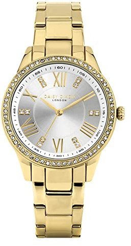 Daisy Dixon DD106GM Women's Analogue Quartz Watch with Stainless Steel Strap, Gold, One Size, Bracelet