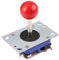 Hztyyier Botones de 1 Jugador y Joystick DIY Controller Kit, Juego de 2/4/8 vías Joystick Ball para Gaming