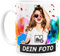 Foto-Tasse Kafee-Tasse mit Foto und Text selbst gestalten drucken Geschenk Fotogeschenke Moonworks® Panorama weiß unisize