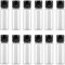 VASANA 12Pcs 20ml / 0.7oz Plastic Empty Travel Bottle with Flip Cap Squeeze Sample Cosmetic Containers Jar for Emollient Water Lotions Shampoos and Essential Oils
