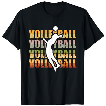 Vintage Volleyballer Beach Volleyball Spieler T-Shirt