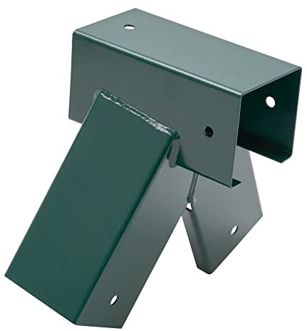 TRIBECCO® Raccord de balançoire carré 90/90 mm (100°, vert)