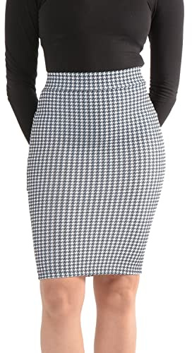 Oh! Pretty Women's Black Knee Length Pencil Skirt UK Size 20-22
