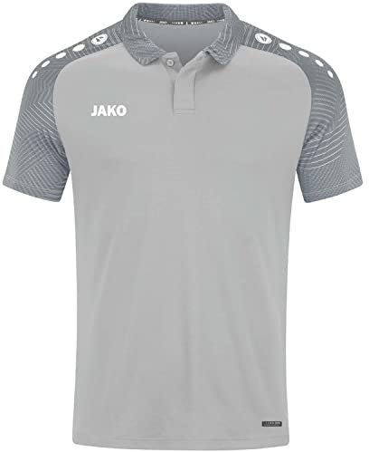 JAKO Herren Poloshirt Performance, Soft Grey/Steingrau, M