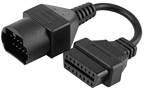 EBTOOLS 17 Pin auf 16 Pin Adapterkabel für Mazda 17 Pin auf 16 Pin OBD2 Adapter Stecker Diagnose Scanner Kabel