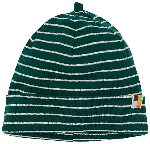 loud + proud Unisex Kinder Derby Rib, GOTS Zertifiziert Beanie-Mütze, Bottle, 45-48 EU