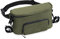 hauck Pushchair Hip Bag, Olive - Große 2in1 Bauchtasche & Kinderwagen Organizer mit Reißverschlusstasche & Verstellbarem Gurt, 17 x 11 x 32 cm, Einfache Befestigung am Buggy, für Damen & Herren