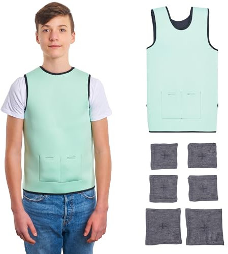 Gewichtsweste Kinder | Weighted Vest als ADHS Hilfsmittel und Autismus Hilfsmittel | Autismus-Sensorik-Kleidung | anpassbare Gewichtweste | Weight Vest für Kinder | Weste Kinder Jungen und Mädchen