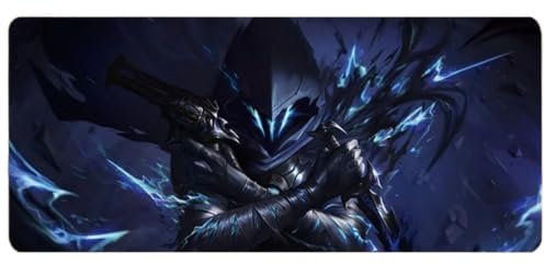 Valorant Gaming Mouse Pad, Large Computer Mouse Mat,XXL Mousepads Office Desktop Keyboard Mousepad Non-Slip 900X400mm Rubber Base Stitched Edge Deskpad(Omen) (900 * 400 * 3mm)